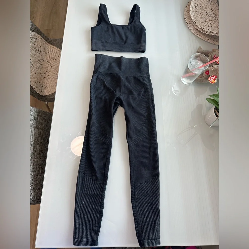 JoyLab Ribbed Workout Set - Picture 4 of 6